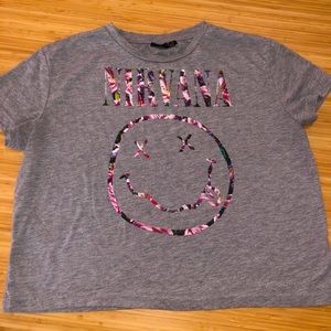 Nirvana Cropped T-shirt